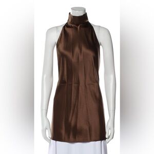 Gold Katayouns halter / backless dress / top